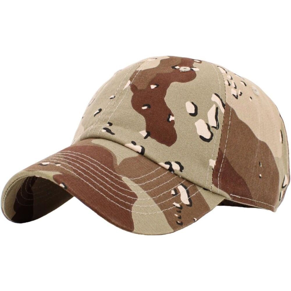 Unisex Desert Como Classic 100% Cotton  Adjustable Classic Baseball Plain Hat